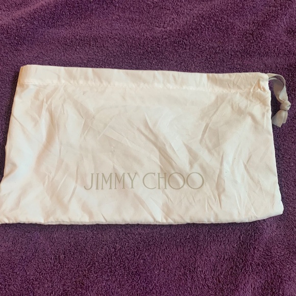 Jimmy Choo Tan/Black Lace Clutch Bag - Picture 7 of 8